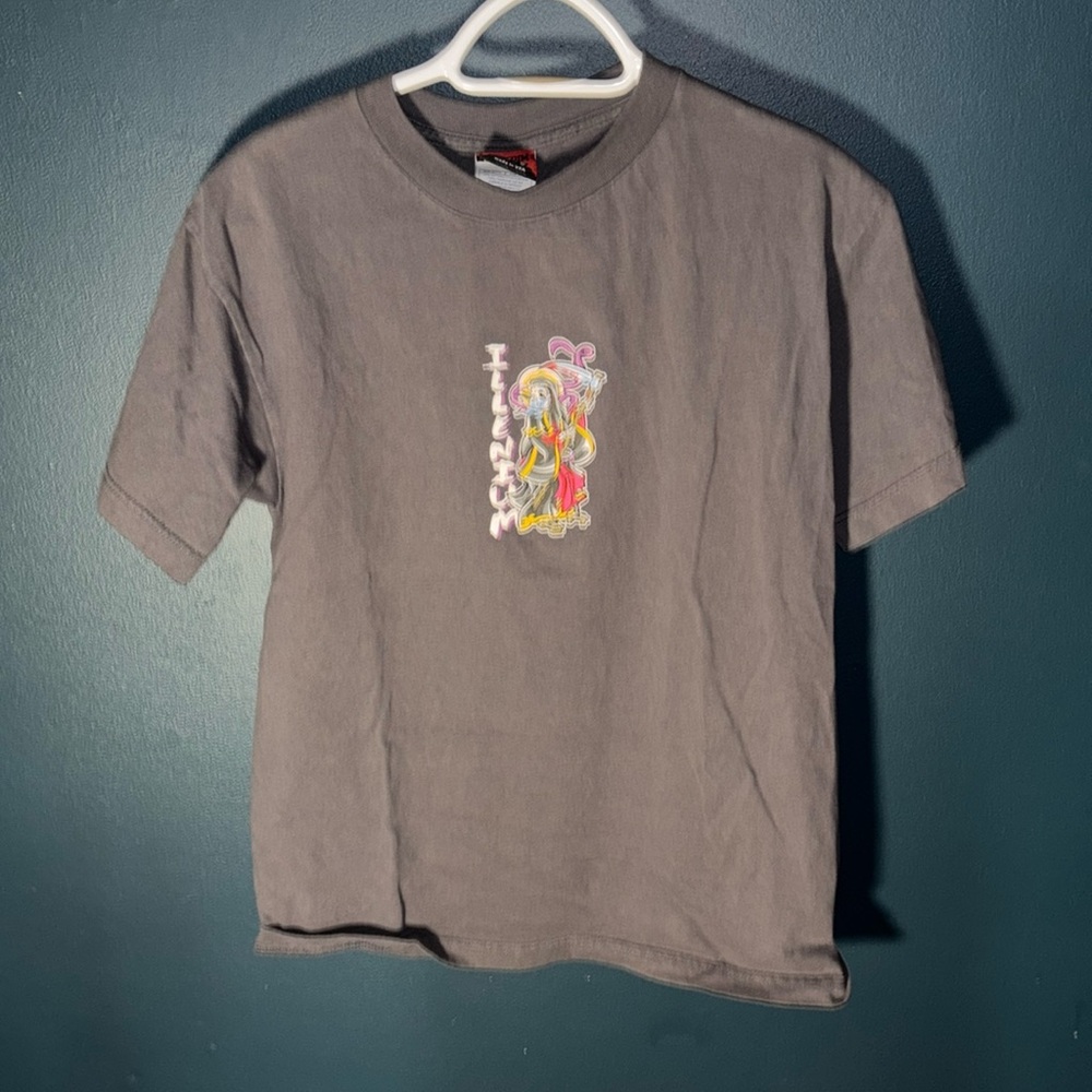 Illenium Skateboard Co. Men’s Grim Reaper Grey T-Shirt Size Medium